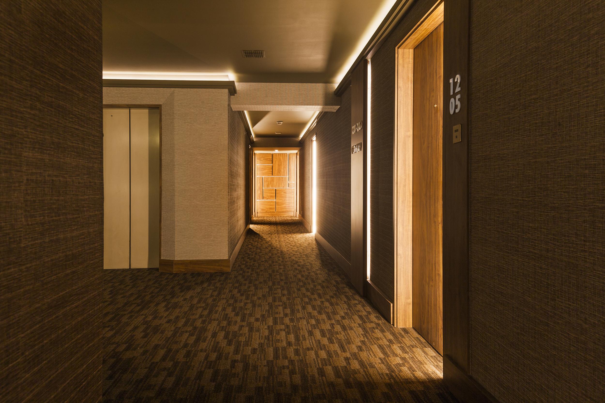 Hotel Regal Pacific Santiago Luaran gambar A corridor in a hotel
