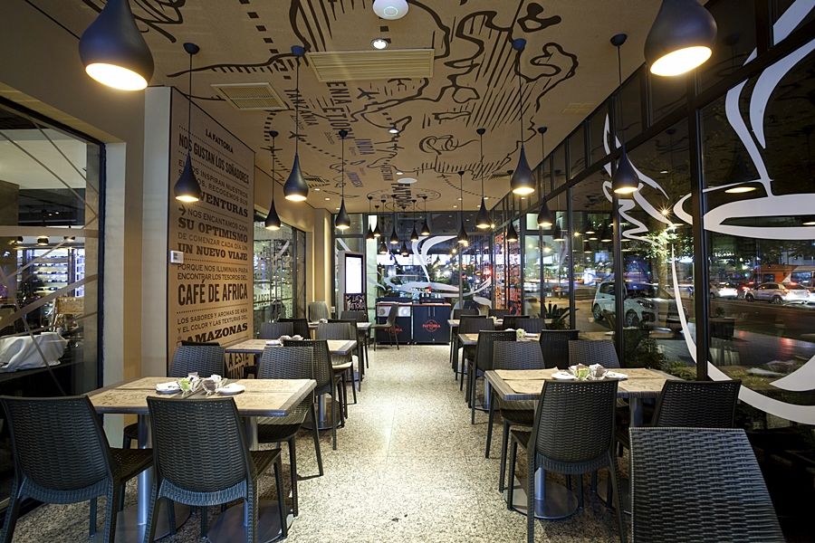 Hotel Regal Pacific Santiago Luaran gambar Interior of a typical café